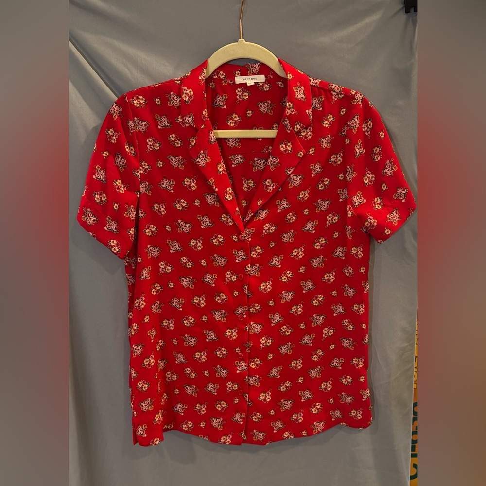 Pleione Floral Button Up Shirt